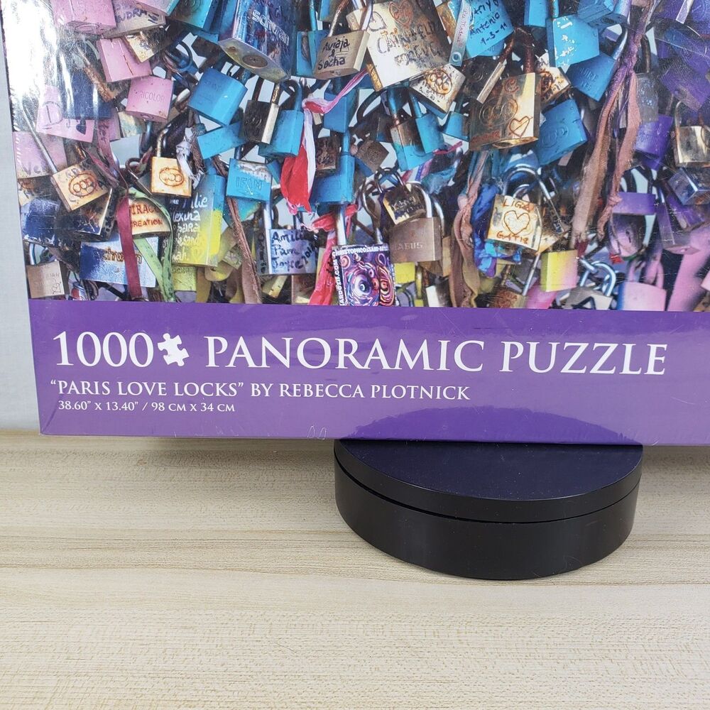 Andrews + Blaine LTD, #2844 Paris Love Locks Panorama Puzzle, 1000 Pieces New - Picture 2 of 16